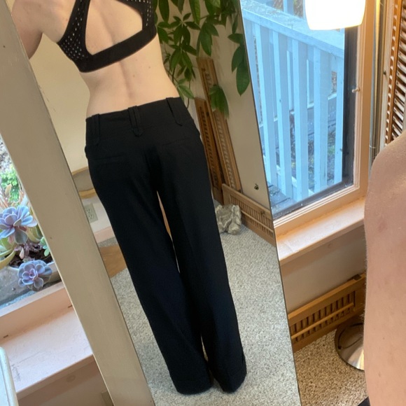 Bisou Bisou Pants/slacks 4 Cuffed Women Black - Picture 5 of 8